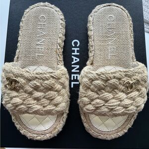 Chanel Beach Bar Mules
